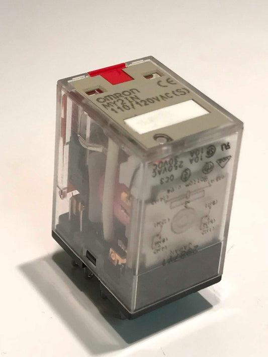 OMRON MY2IN 110 / 120VAC 2PDT 110V 10A RELAY ad1k12