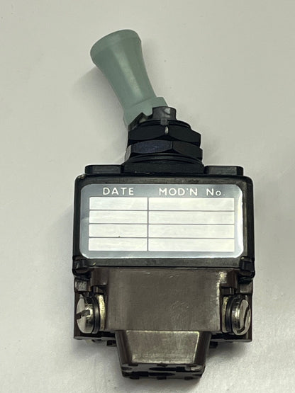MILITARY SPEC DOWTY SAFETY LOCKING TOGGLE SWITCH DPDT 1260-2N71C fd1E20
