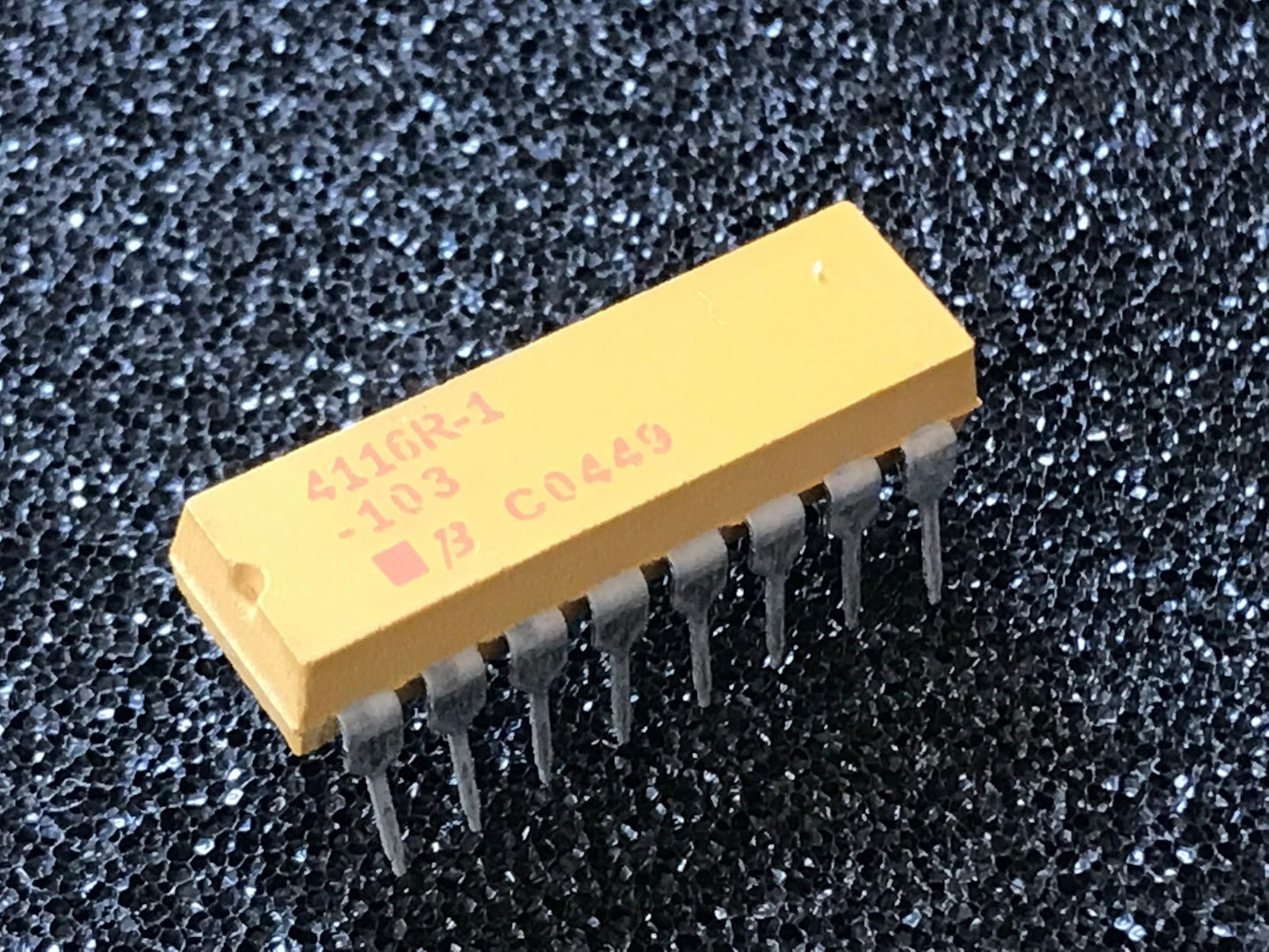 10K DIL 16 PIN RESISTOR NETWORK BOURNS (x1) 4116R-1-103 fcb27.16