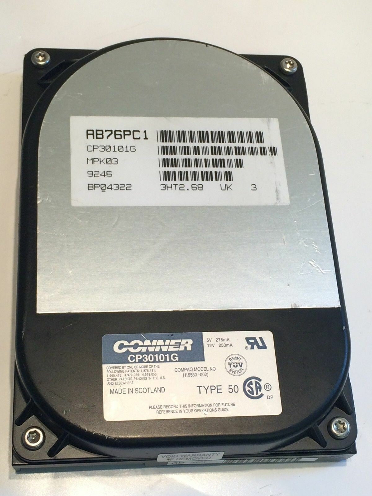 CONNER CP30101G 120MB IDE HARD DISC aa4ca15