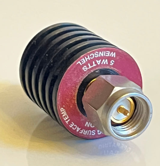 WEINSCHEL 69.6.12 PRECISION 3.5 SMA 6dB 5W 18GHz ATTENUATOR fcb15.2