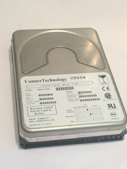 CONNER CT204 IDE HARD DRIVE 4.3GB fbc1a17