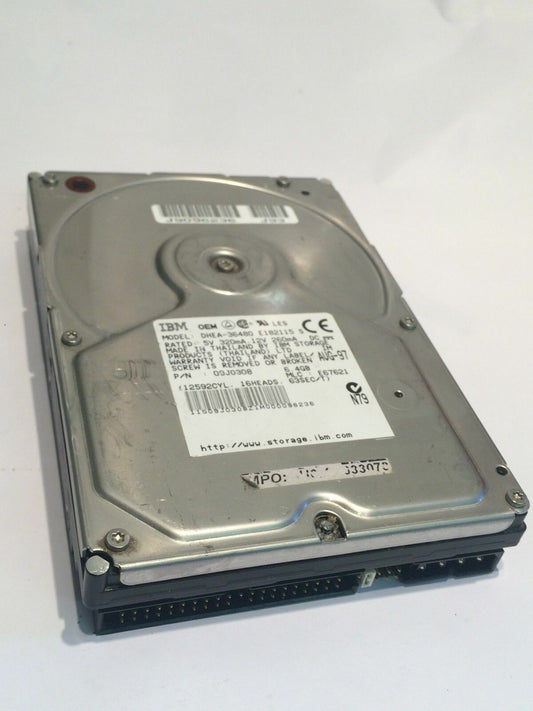 IBM DHEA-36480 IDE HARD DRIVE 6.4GB 09J0308 fbc1c12