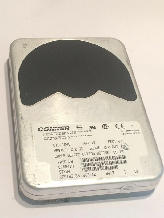 CONNER CFS541A IDE HARD DRIVE 540MB fbc1a15