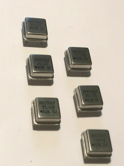 XTAL CRYSTAL OSCILLATOR 4 PIN METAL CAN 8 PIN DIL SIZE ALL FREQUENCIES faa27
