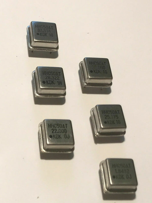 XTAL CRYSTAL OSCILLATOR 4 PIN METAL CAN 8 PIN DIL SIZE ALL FREQUENCIES faa27