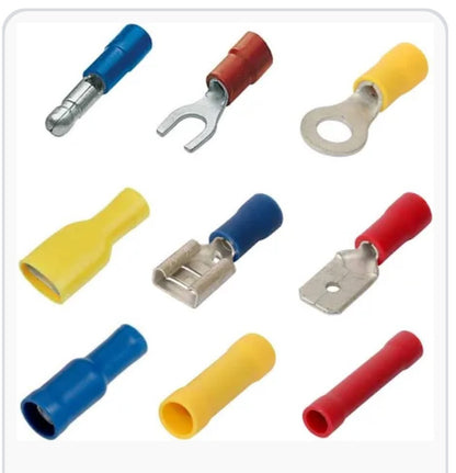 INSULATED CRIMP TERMINALS BEST RS QUALITY ALL TYPES PACKS OF 100 CHEAP fcb22