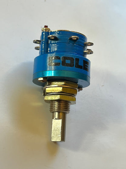 COLE F3645-102-01 MILITARY SPEC ROTARY SWITCH 1 POLE 5 WAY fba39.43