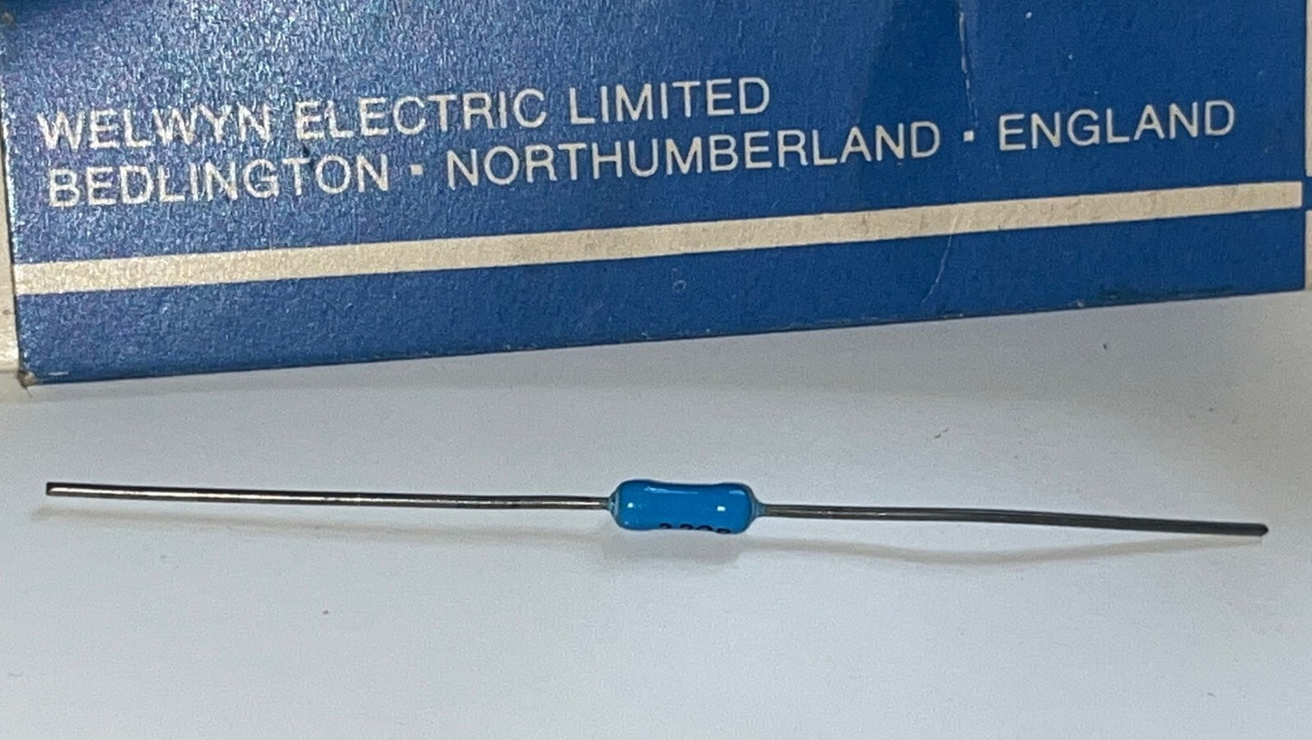 180R 180 OHM 0.5% 1/2W WELWYN METAL FILM PRECISION RESISTOR (X1) fba39.28