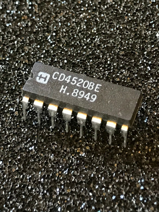 ORIGINAL HARRIS CD4520BE 16 PIN DIL SHIFT REGISTER CHIP UK STOCK x1 fd6d69