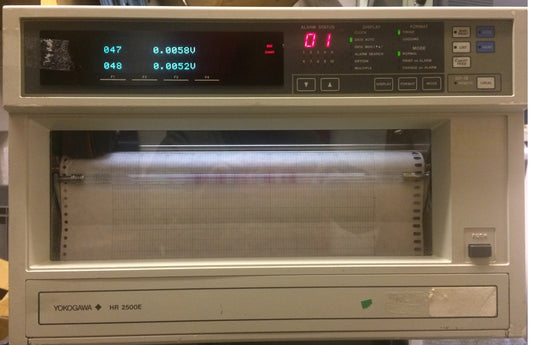 YOKOGAWA HR2500E HYBRID RECORDER PAPER CHART RECORDER 250MM fce2a