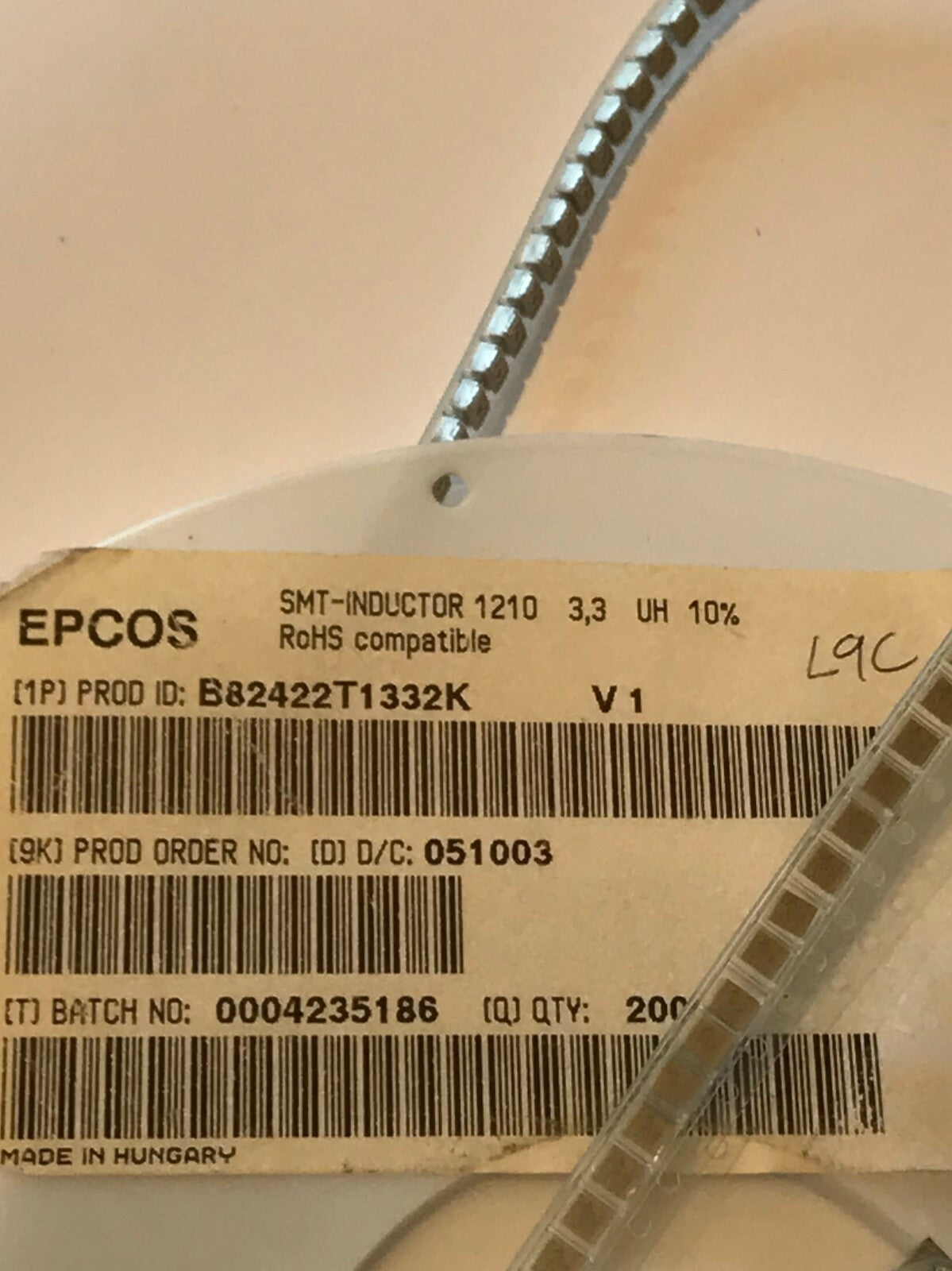 EPCOS 3.3uH 1210 SURFACE MOUNT RF INDUCTORS faa~2P