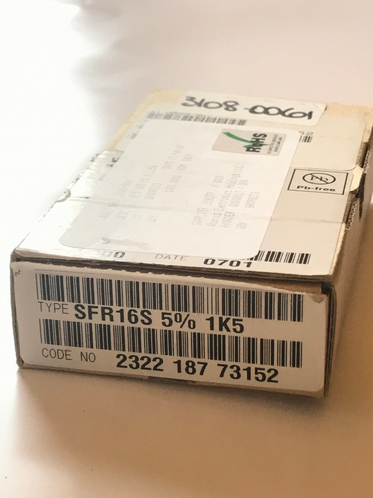 1.5K OHM 0.125W 5% VISHAY BEST QUALITY METAL FILM RESISTOR (x25) ad1J24