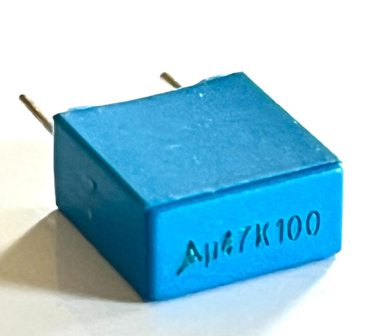 0.47uF 470nF 100V 10% 125 °C 7.5MM POLYESTER MKT CAPACITOR (X2) EPCOS fca12.16