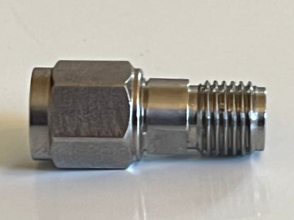 2.4MM MALE - 2.92MM FEMALE RF MICROWAVE 50GHZ ADAPTER PREMIUM QUALITY AE1W17