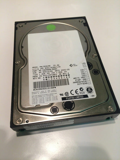 FUJITSU MAJ3091MC 9.1GB SCA SCSI HARD DRIVE CAO5668-B220 fbc1e9