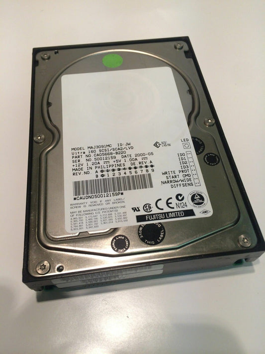 FUJITSU MAJ3091MC 9.1GB SCA SCSI HARD DRIVE CAO5668-B220 fbc1e9