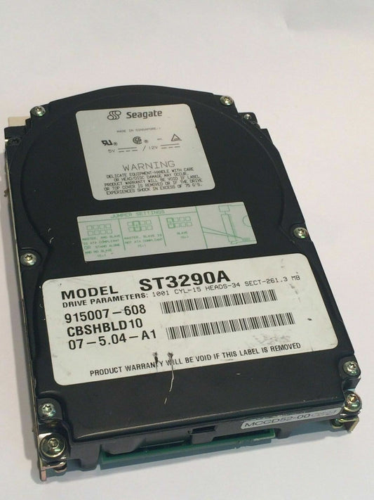 SEAGATE ST3290A IDE HARD DRIVE 261MB aa4ce12