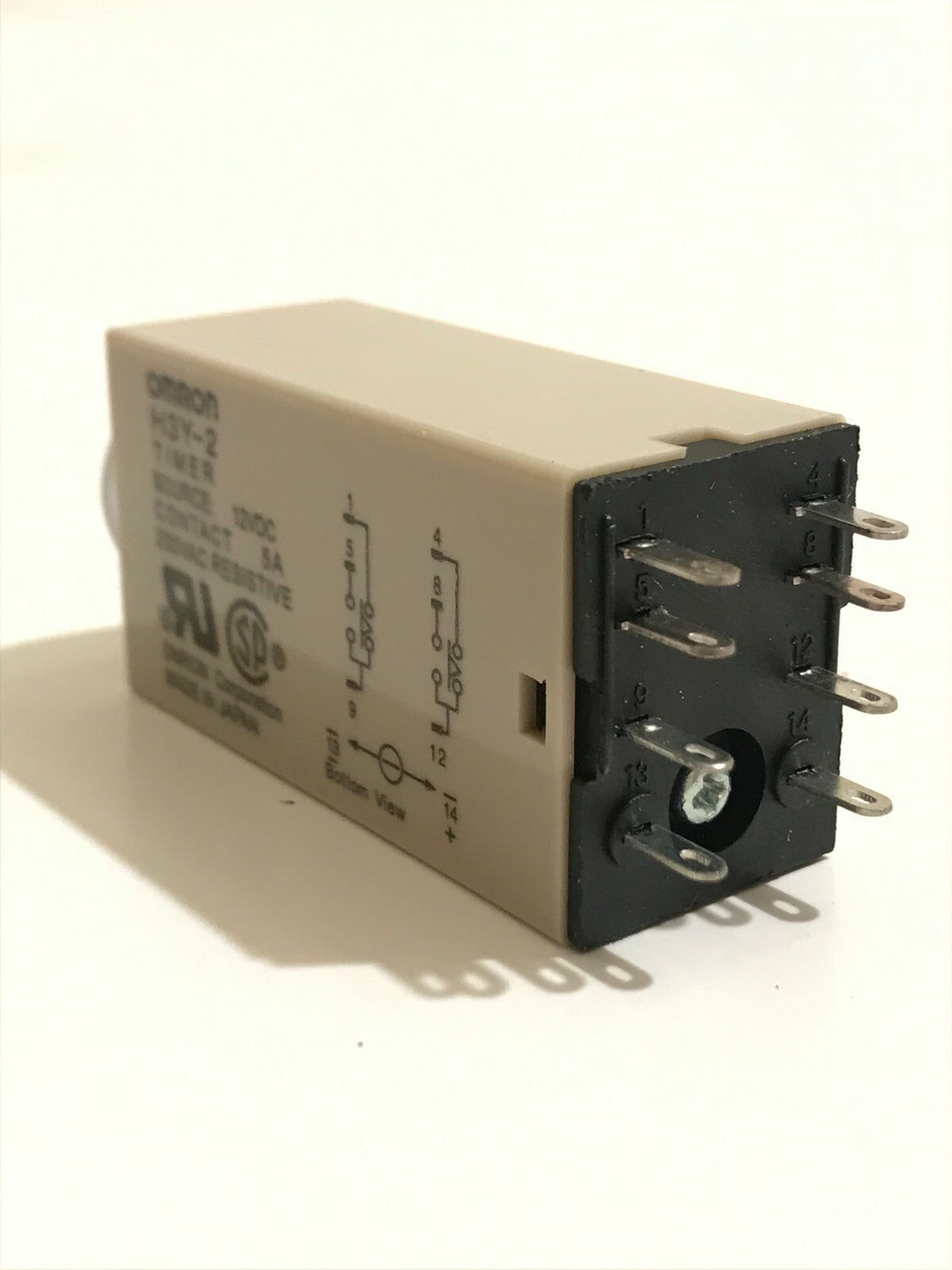 H3Y-2 12V DC MINIATURE PLUG IN TIMER 8 PIN 0 - 10 SECONDS DP CONTACTS ad2G4