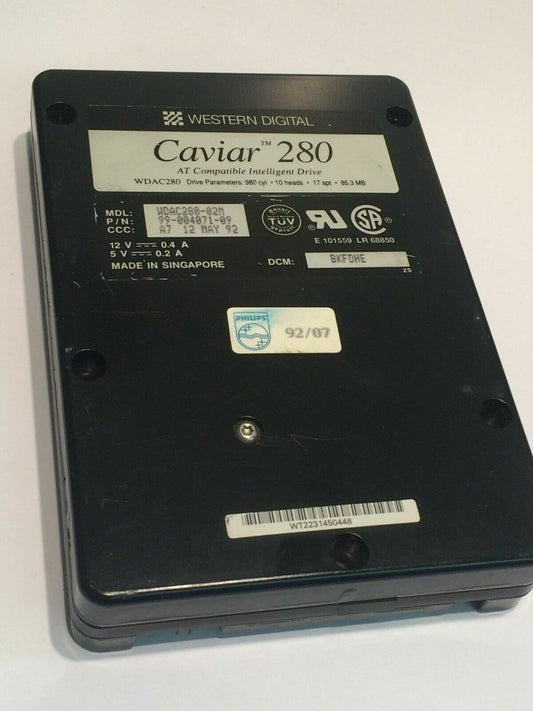 WESTERN DIGITAL CAVIAR 280 WDAC280 85.3MB IDE HARD DRIVE fbc1c3