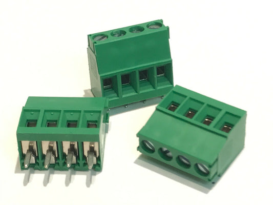 4 WAY MINI PCB TERMINAL BLOCK CONNECTOR 3.5mm PITCH 10A BEST QUALITY blb157