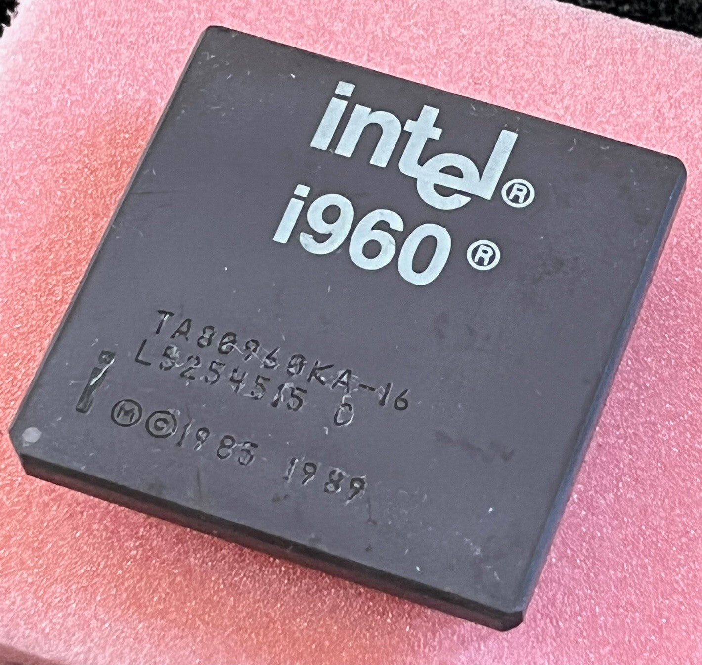 INTEL TA80960KA-16 COLLECTIBLE PGA INTEL RISC PROCESSOR CHIP fbb15A27