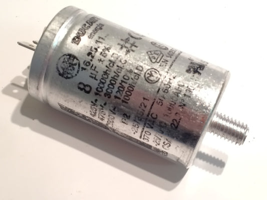 8UF 500V 8MF INDUSTRIAL QUALITY MOTOR CAPACITOR BY DUCATI - FIT THE BEST!! fbb31