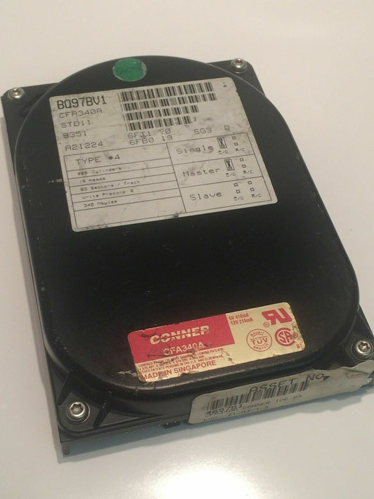 CONNER CFA340A 340MB IDE HARD DISC STD11 A21224 aa4cd5