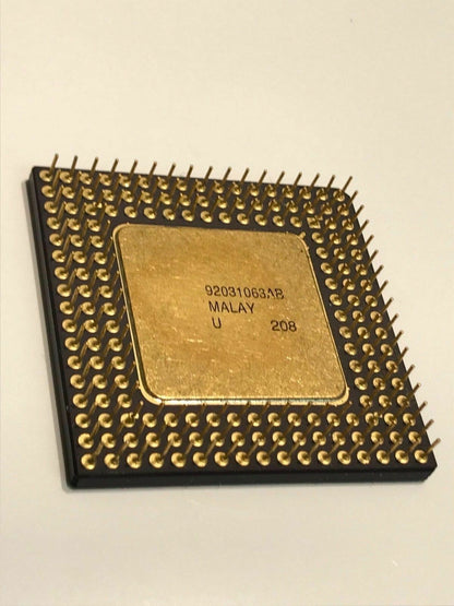 INTEL A80486DX-33 SX419 COLLECTIBLE 486 PROCESSOR fba10a81