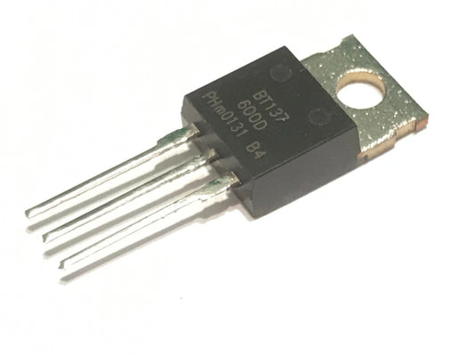 ORIGINAL PHILIPS BT137-600D TO220 8A 600V TRIAC SCR (x1) UK STOCK bda34