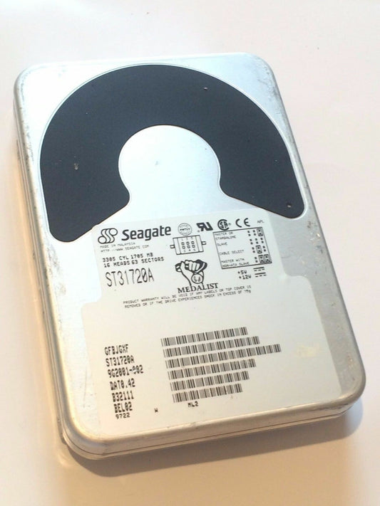 SEAGATE ST31720A 9G2001-002 IDE HARD DRIVE 1.7GB aa4ba12
