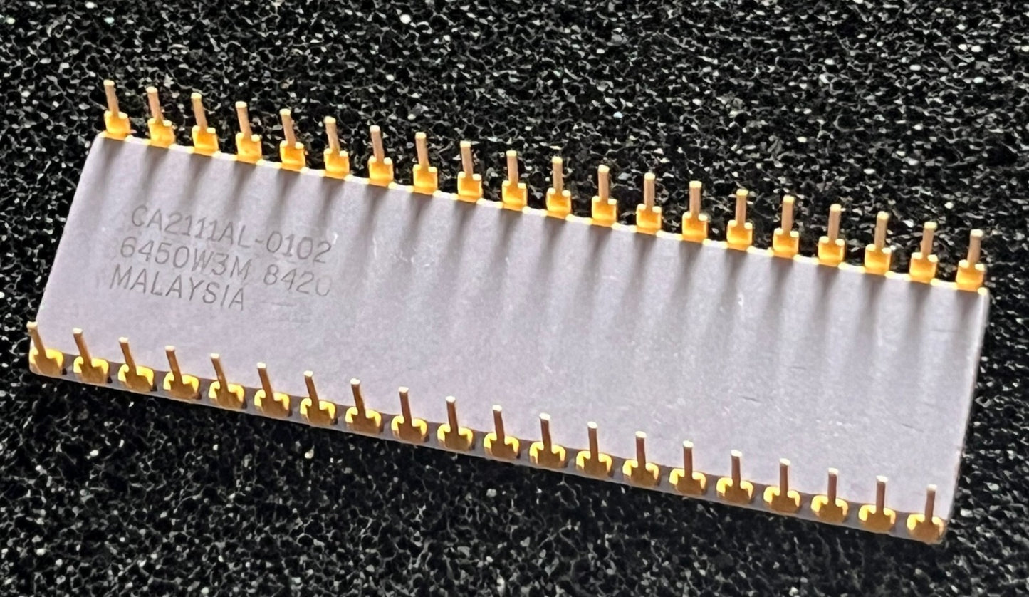 FD1791-AL-0216 WESTERN DIGITAL COLLECTIBLE CERAMIC GOLD CHIP IC. fcb28.16