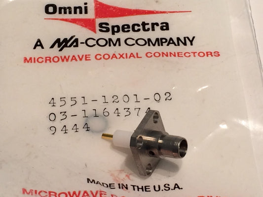 OMNI SPECTRA BMA MALE PANEL MOUNT PLUG (x1) 4551-1201-02 fd6j32