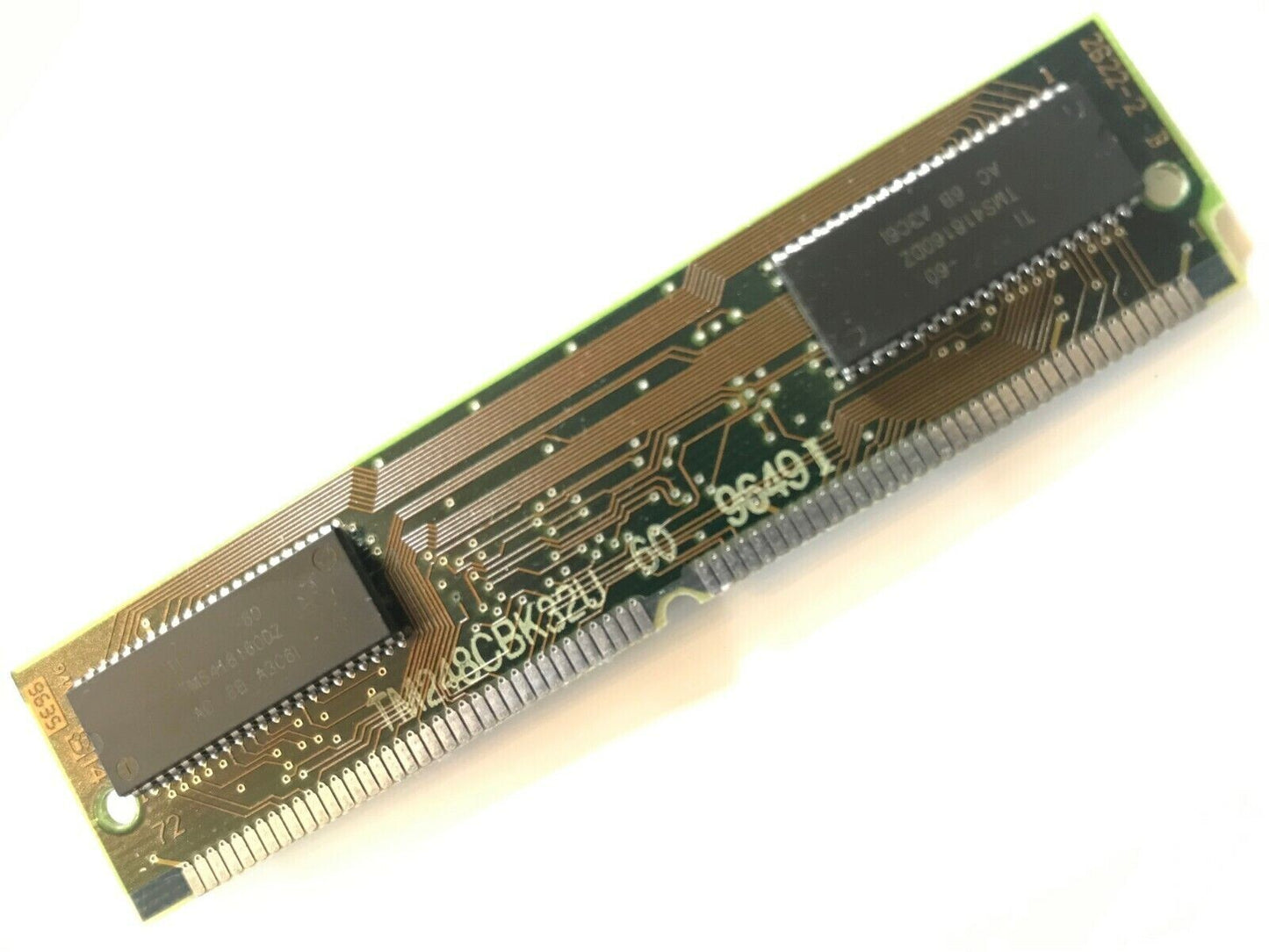 TEXAS 8MB 72 PIN 60NS FAST PAGE SIMM TM248CBK32U9-60 92G7246 FPM fcb10.9