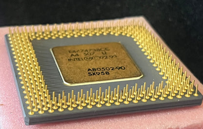 INTEL A80502-90 SX958 SOCKET 4 COLLECTIBLE PENTIUM PROCESSOR fbb15A2
