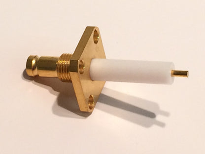 AMPHENOL 1.0/2.3 MALE PANEL MOUNT COAX PLUG (x1) 102-233-01 fd6j33