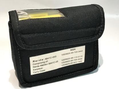 LORAL NARDALERT 8841C-05 PERSONAL MICROWAVE RADIATION ALERT & EAR PIECE fbe3L