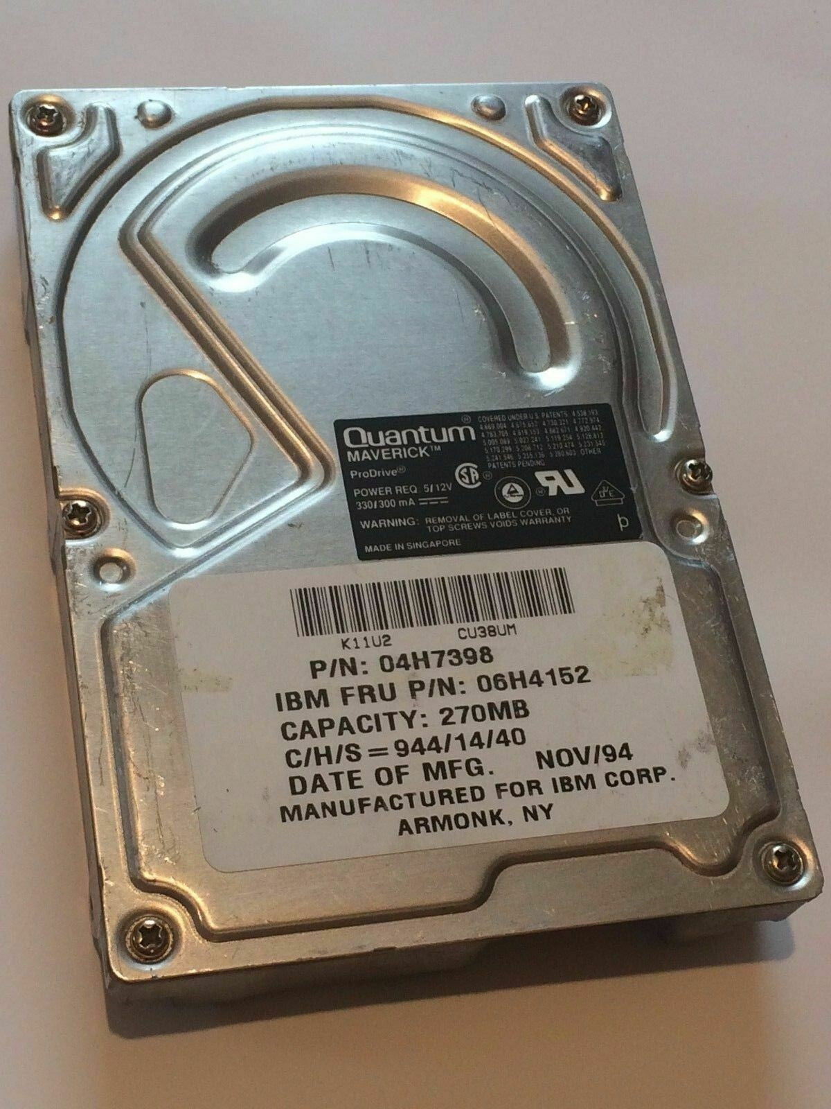 QUANTUM MAVERICK 270AT MV27A341 06H4152 IDE HARD DRIVE 270MB aa4ba35