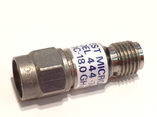 MIDWEST MICROWAVE ATT-444 PRECISION 7dB 2W 18GHz SMA ATTENUATOR fbb15a14