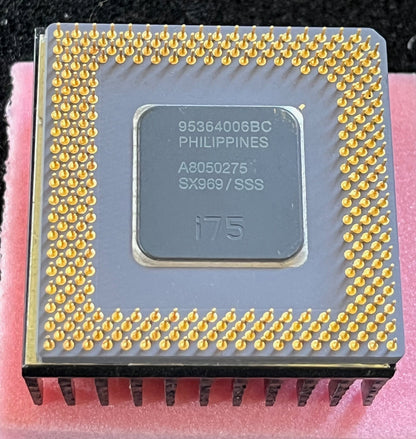 INTEL A80502-75 SX969/SSS COLLECTIBLE PENTIUM PROCESSOR fba15A20