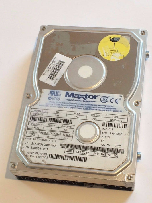 MAXTOR 90640D3 53A 16A 32A 6.4GB IDE HARD DRIVE aa4bb21