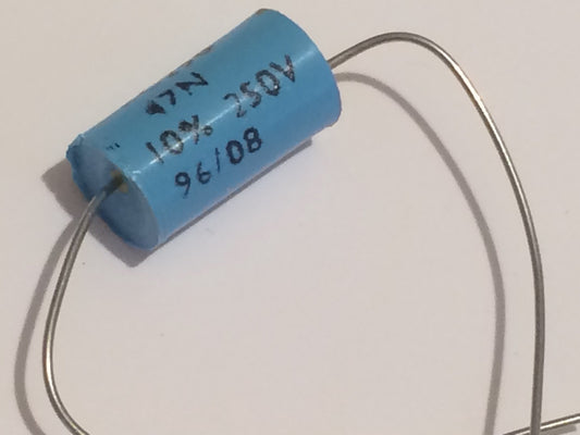 47nF 250V LCR MOLDED POLYSTYRENE AXIAL CAPACITOR fbb28.30