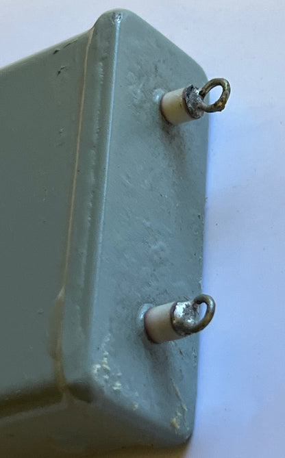2UF 2mfd 200V PAPER IN OIL VINTAGE CAPACITOR FD4g10