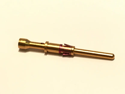 T3P22MC1LX TRIDENT SERIES RED 22 AWG GOLD PLATED CRIMP PIN CONTACT (x10) fd5g38