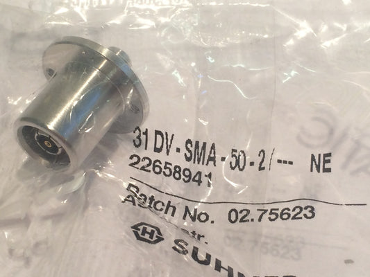 SUHNER 31DV.SMA.50.2 PRECISION SMA RF COAXIAL ADAPTOR blb99