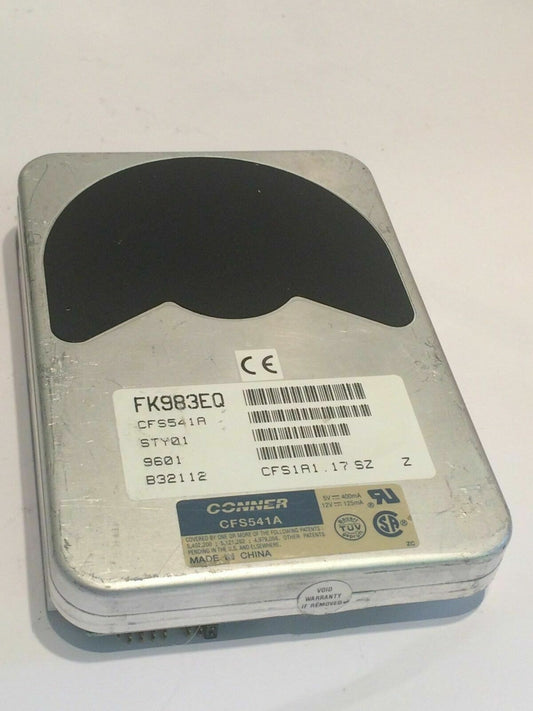 CONNER CFS541A IDE HARD DRIVE 540MB aa4cb7