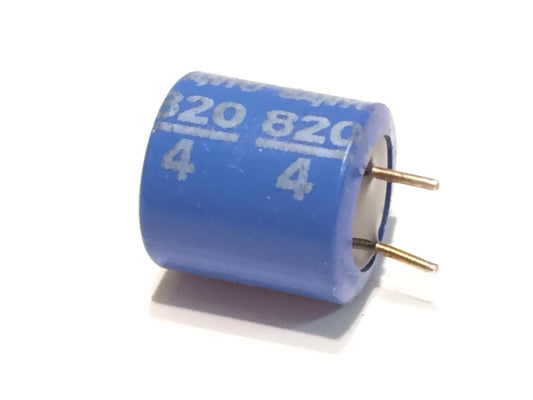 820UF 4V 105°C TEMPERATURE SANYO RADIAL ELECTROLYTIC CAPACITOR fd6g1