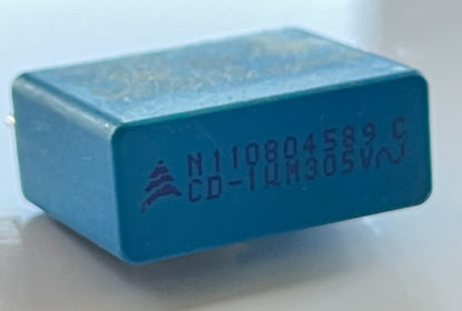 1uF 305V X2 RATED POLYPROPYLENE FILM MKP RADIAL CAPACITOR (X1) EPCOS fca10.3