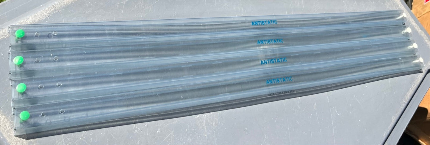 IC CHIP STORAGE TUBES WIDE BODY FOR DIP DIL 24 28 32 40 EPROM – PACK OF 5PCS