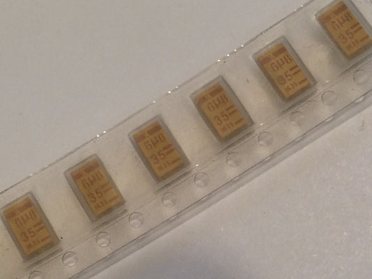6.8UF 35V SURFACE MOUNT TANTALUM CAPACITORS CASE STYLE C (X10) bda44